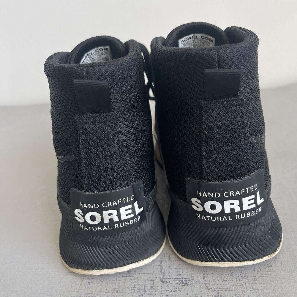 Sorel Women's 7 Out N About III Mid-Top Boots Sneakers Waterproof Black - Picture 7 of 13